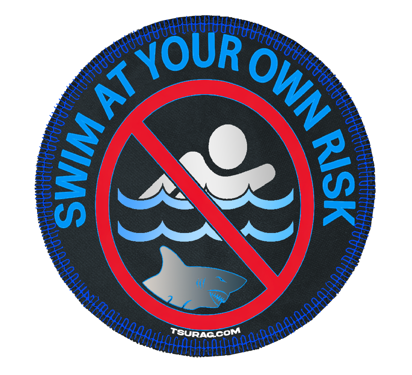 SWIM AT YOUR OWN RISK (ROYAL)