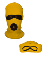 NEON ORANGE SKI MASK BEANIE