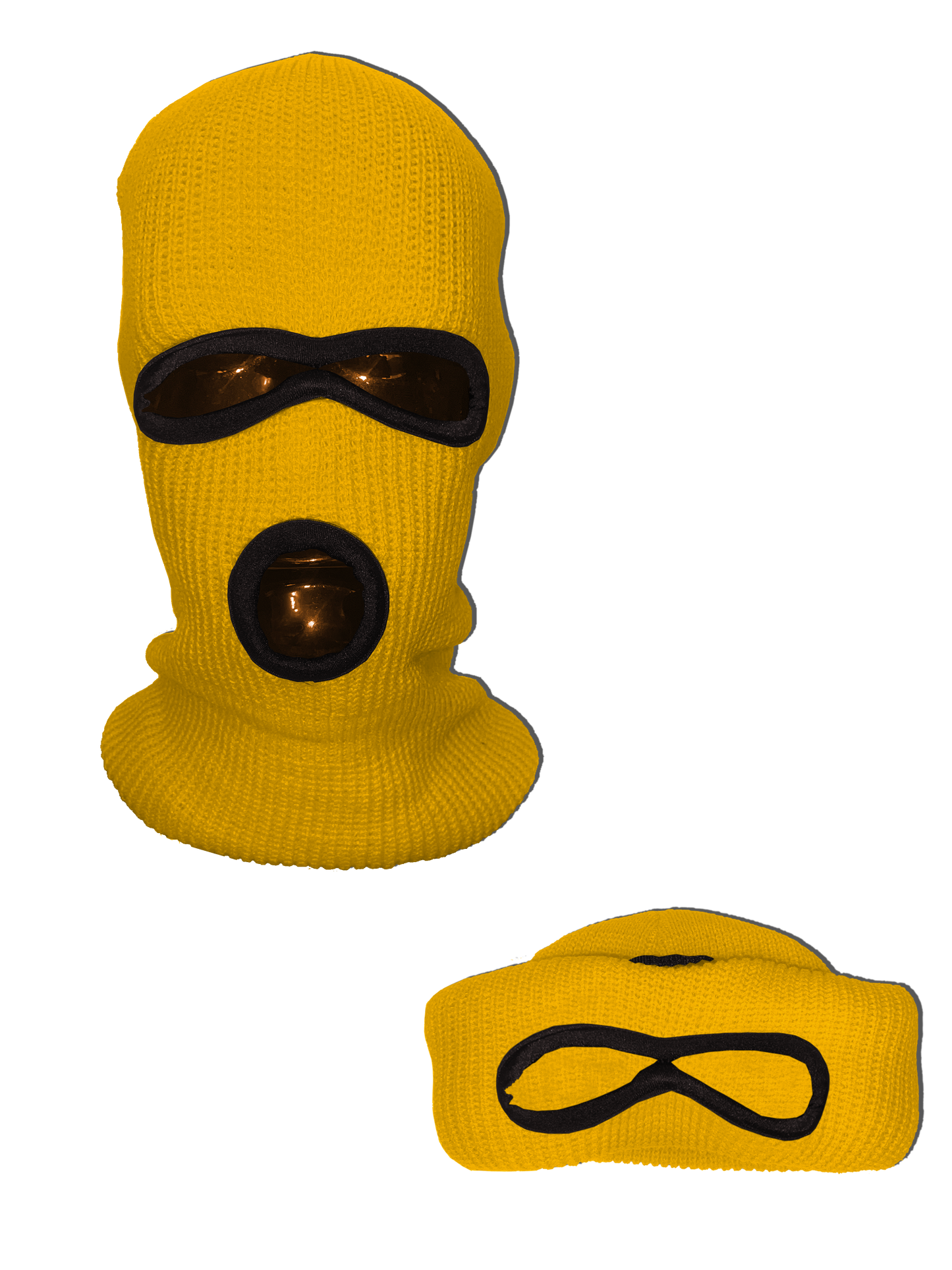 YELLOW SKI MASK BEANIE