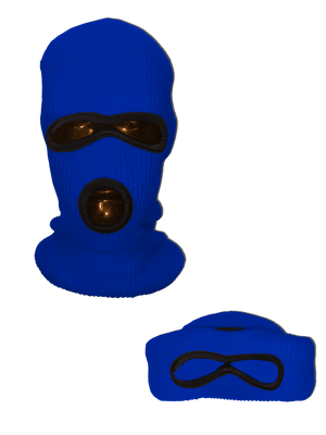 NEON ORANGE SKI MASK BEANIE