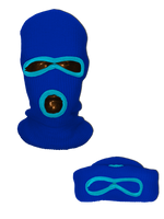 NEON ORANGE SKI MASK BEANIE