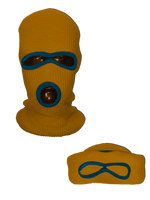 NEON ORANGE SKI MASK BEANIE
