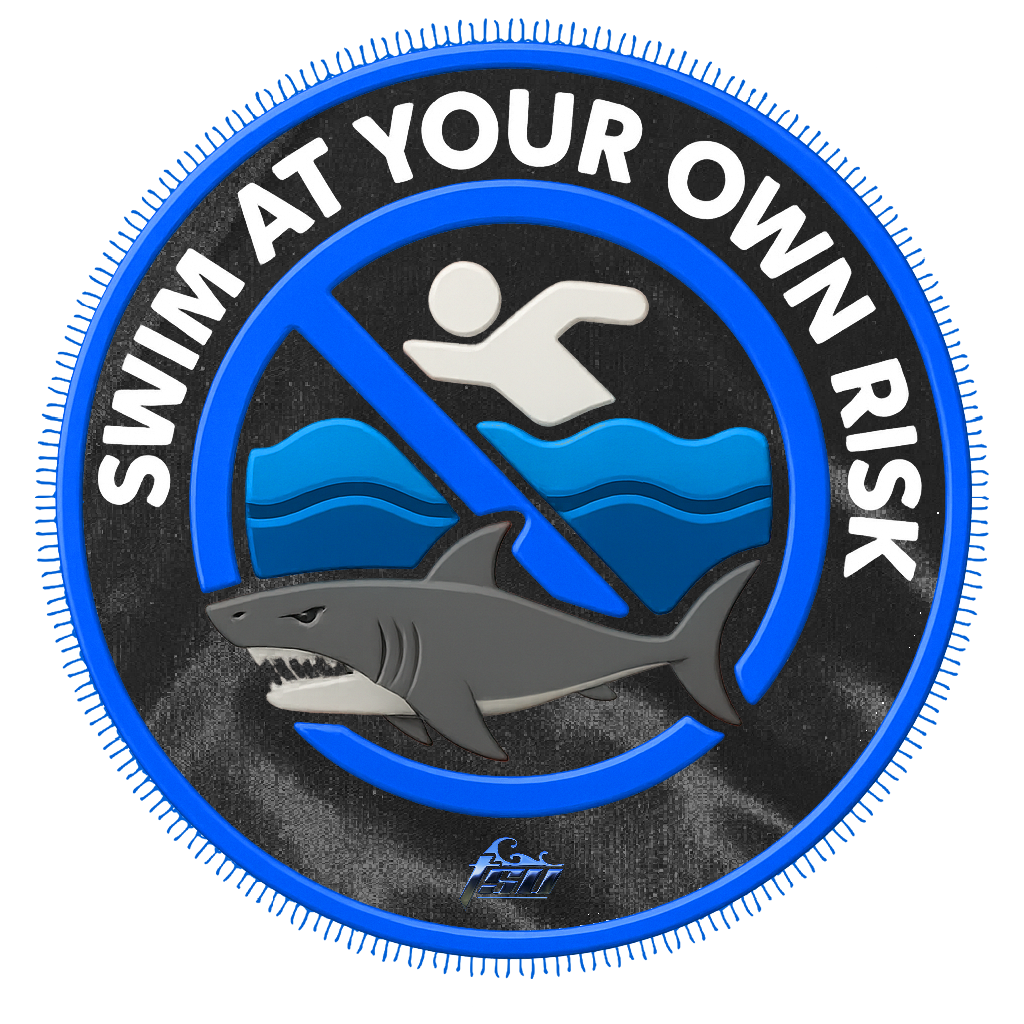 SWIM AT YOUR OWN RISK (ROYAL)